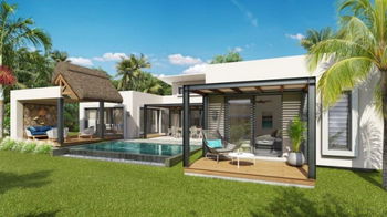 Vente MA Villa contemporain 100 mètres plage Trou aux Biches Ile Maurice