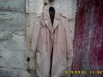 Gabardine imperméable demi-saison encolure 39 -40 Noailhac Tarn