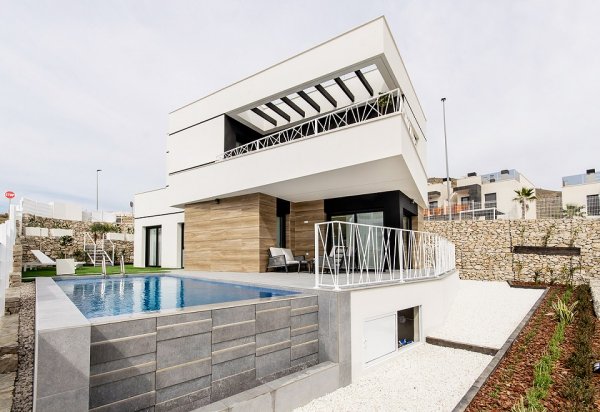 479000€Finestrat villa neuve luxe 127 m2 3 ch 3sdb pisc privée vue mer