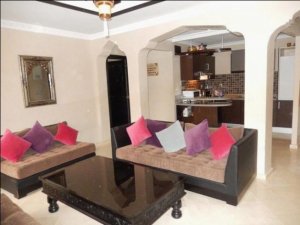 Location Appartement luxe meublé terrasse Marrakech Maroc