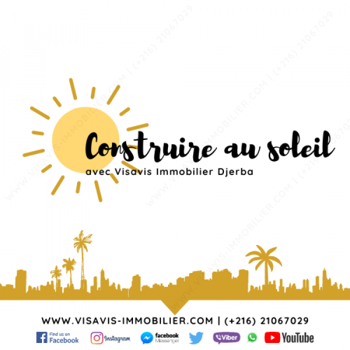 Vente Votre constructeur maison individuelle Djerba Tunisie