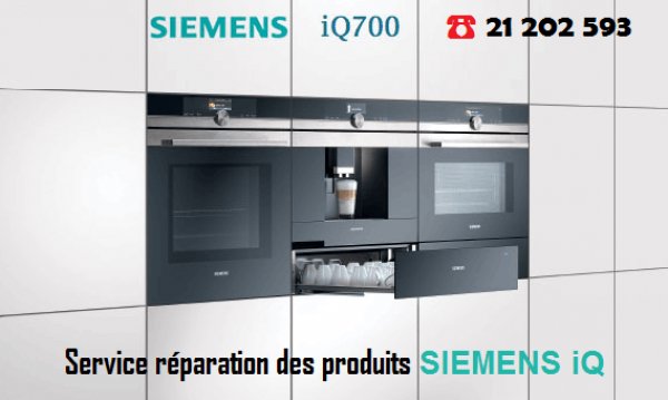 Réparation des produits électroménager Siemens gamme iQ Nabeul Tunisie