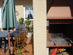 terrasse avec barbacue