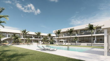Vente Bungalows contemporains neufs 400m plage Cartagene Espagne