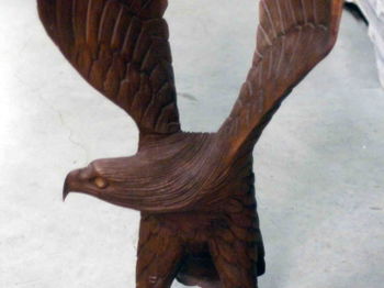 statue aigle aux ailes déployées H 50 cm Sedan Ardennes