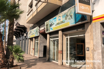 Vente fonds commerce +400m² plein centre-ville Casablanca Maroc