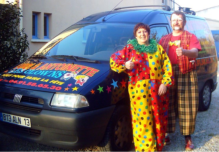 Luigi & Antoinette les clowns Marseille Bouches du Rhône