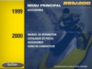 CD technique Sea-Doo 2000 Français Saint-Remèze Ardèche