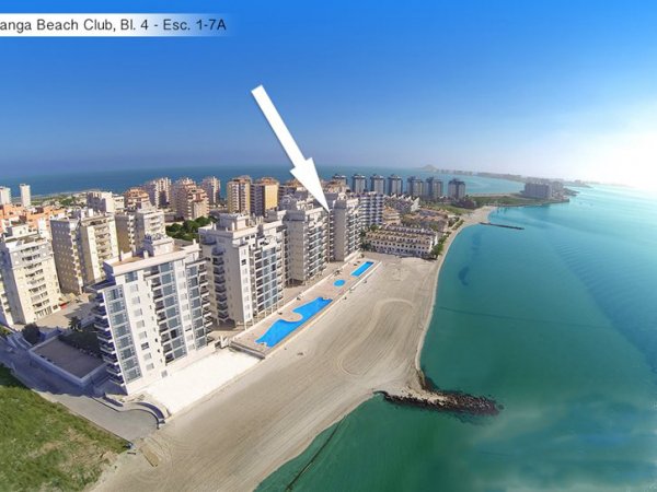 Vente Appartement face mar Menor- MANGA Cartagene Espagne
