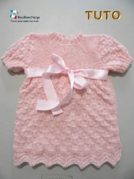 Fiche Tricot Bebe Robe Et Bloomer Ou Culotte Explications Pdf Brioude