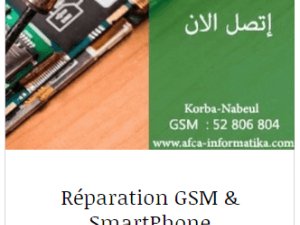 Formation réparation des téléphones portables GSM Nabeul Tunisie