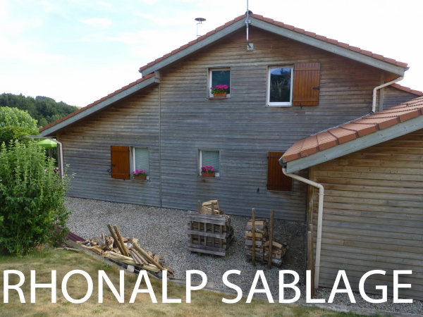 décapage chalet