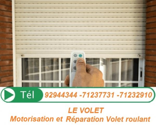 MOTORISATION RéNOVATION VOLET ROULANT VOLET L'Ariana Tunisie