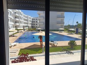 Location appartement face piscine 2 pas plage Mohammedia Maroc