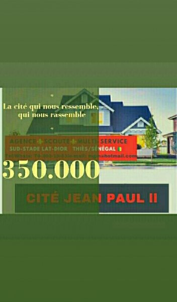 Vente CITé JEAN-PAUL 2 Thies Sénégal