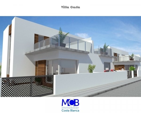 Vente Villa indépendante neuve piscine stationnement privé Alicante