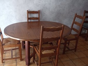 table salle manger 4 chaises Bormes-les-Mimosas Var