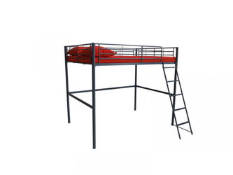 vend 1 Lit mezzanine 90 cm NEW LINE coloris gris 80e sans matelas Melun