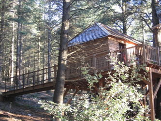 cabane perchée montagne noire pleine nature l&#039;authenticité beauté des lieux vous accue