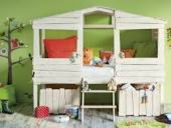 Chambre Enfant lit cabane Rosny-sur-Seine Yvelines