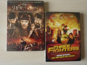 Lot 2 DVD Three Fighters The Showdown neuf Montady Hérault